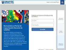 Tablet Screenshot of capacitacion.unapec.edu.do