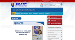 Desktop Screenshot of egresados.unapec.edu.do