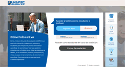 Desktop Screenshot of eva.unapec.edu.do