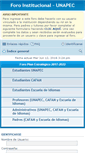 Mobile Screenshot of foro.unapec.edu.do