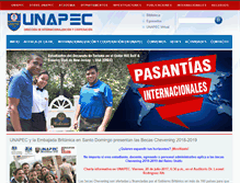 Tablet Screenshot of internacional.unapec.edu.do