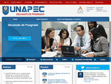 Tablet Screenshot of graduados.unapec.edu.do